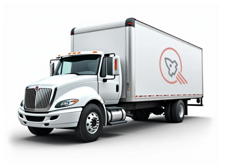 Quicksilver box truck delivery vehicle